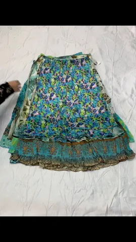 90s Revival Green Poly Skirts (GRV-10-172)