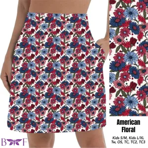 American Floral skort