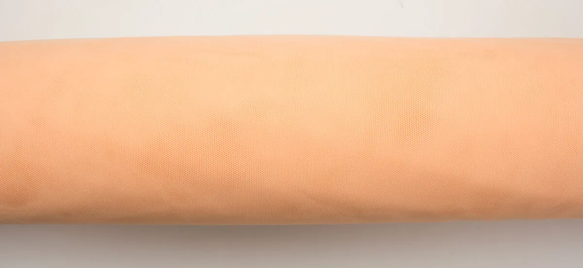 Apricot Polyamide Tulle