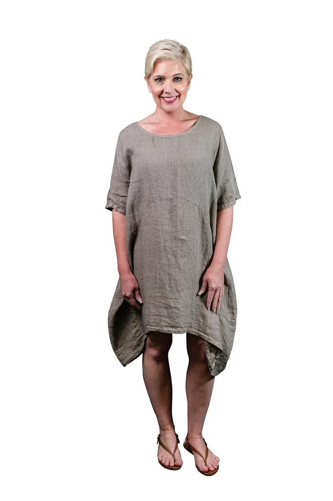 Avery Linen Dress (DSS111) - FINAL SALE