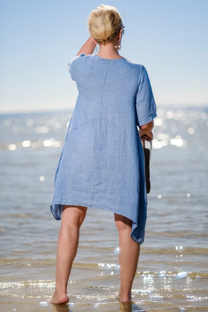 Avery Linen Dress (DSS111) - FINAL SALE