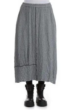 Balloon Grey Wool Skirt