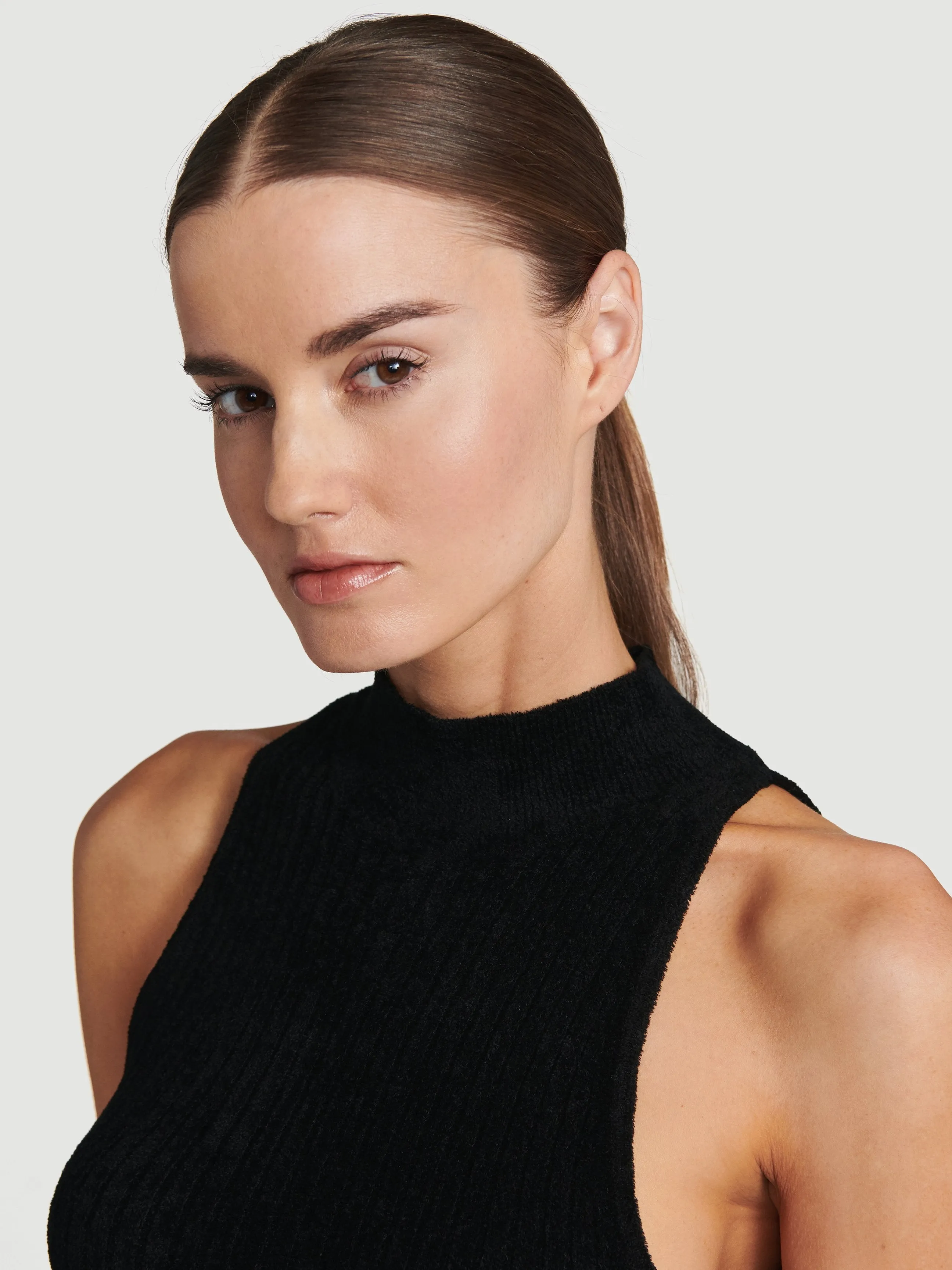 Chenille Turtleneck -- Noir