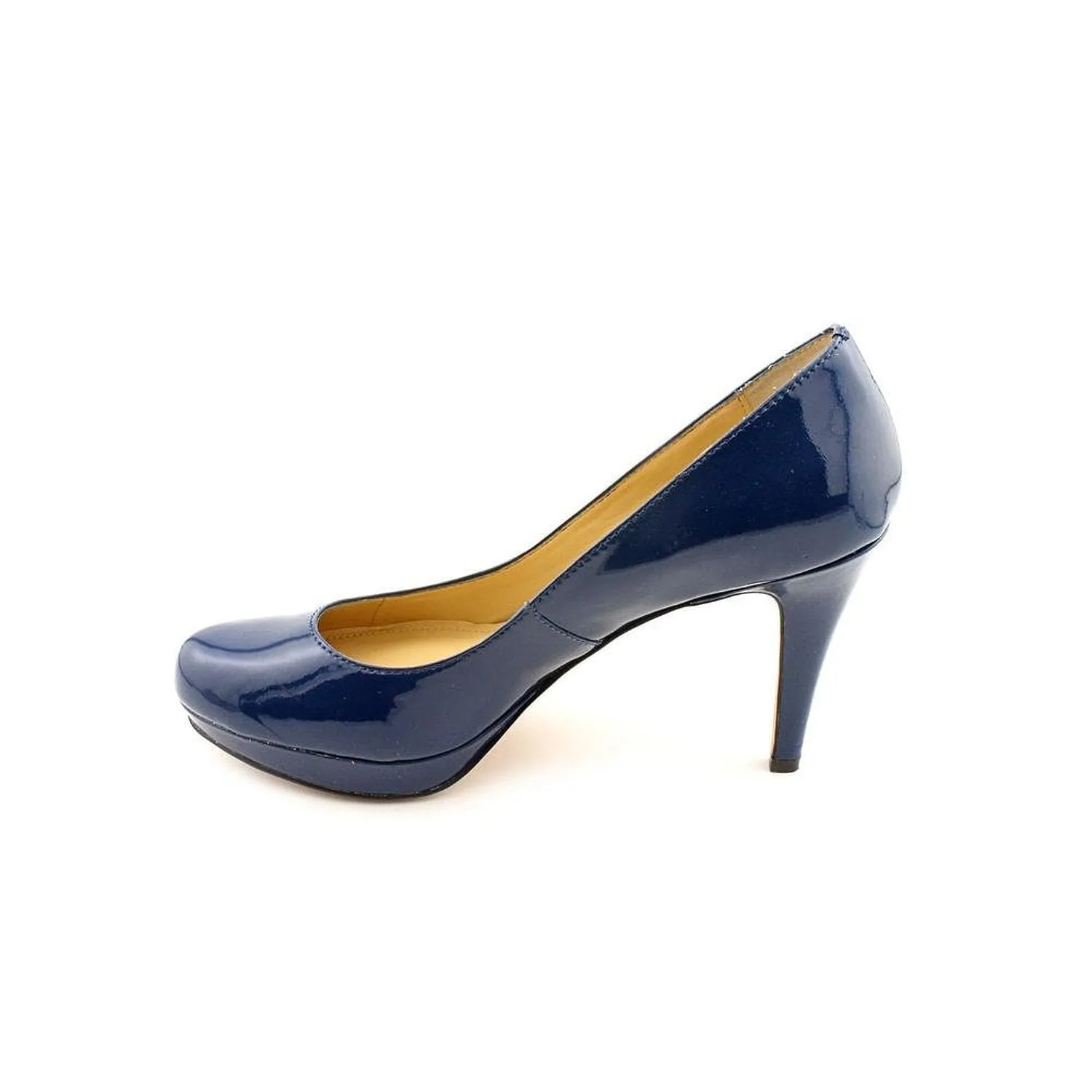 Circa Joan & David Pearly Patent Platform Pump,Light Navy (Women)