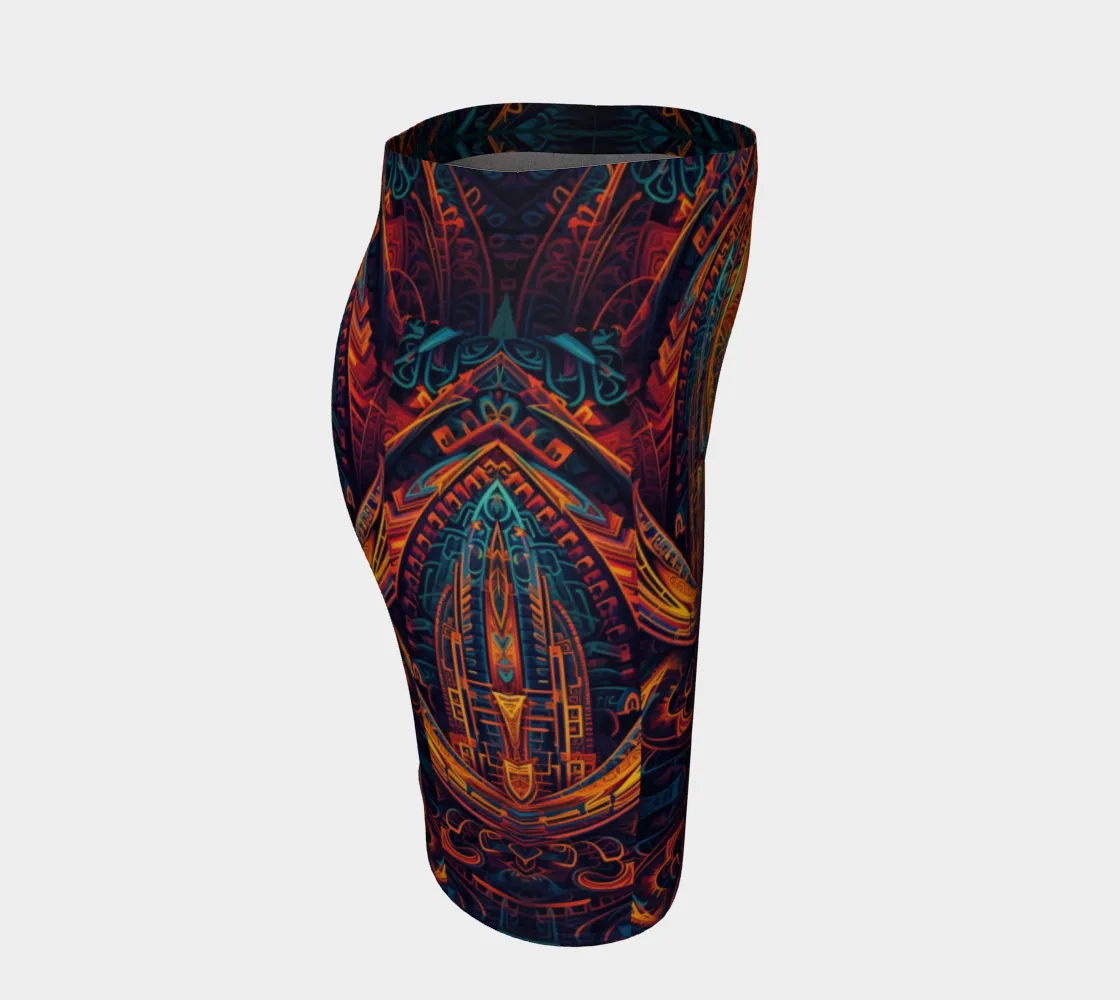 COLLIDER FITTED SKIRT | ACIDMATH AI