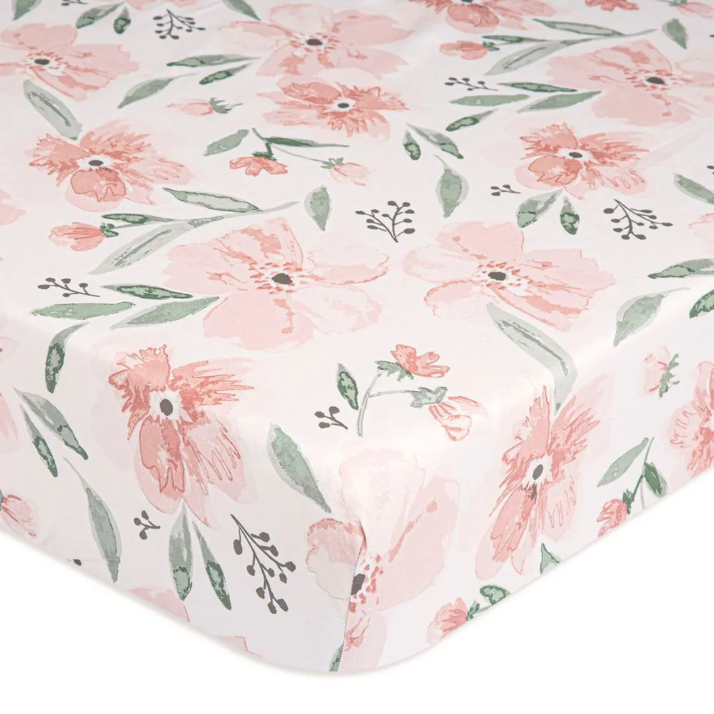 Crane Baby Fitted Crib Sheet - Parker