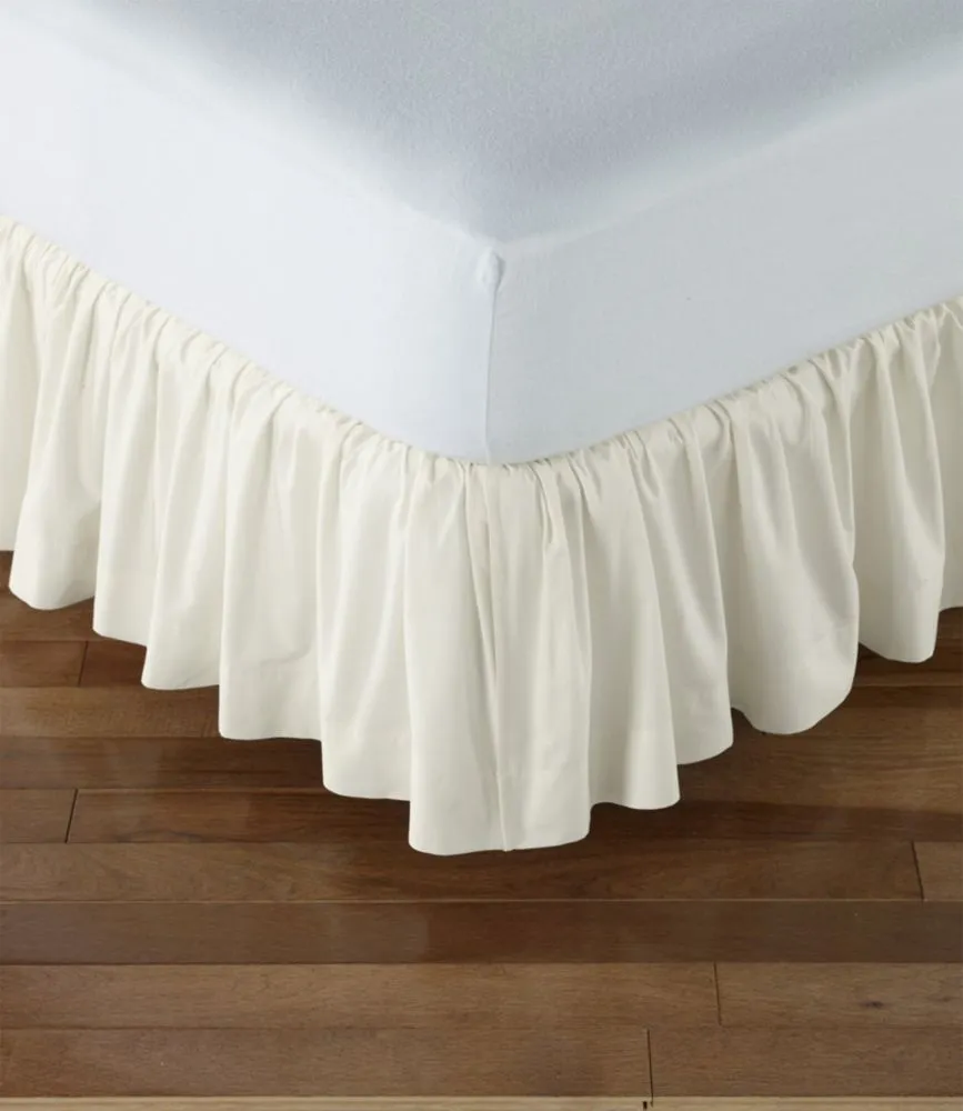 Gathered Cotton Bed Skirt