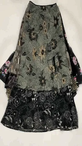 Gothic floral Y2K summer skirts (SR-392)