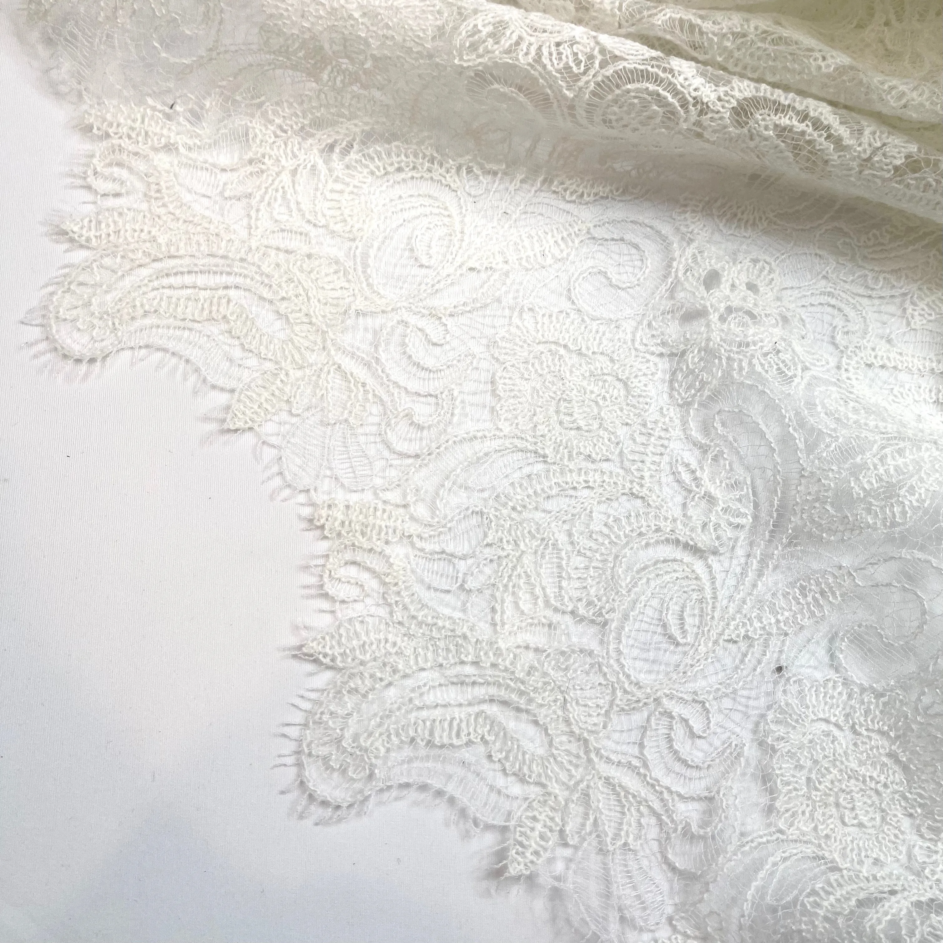 Julieta Ivory Fine Corded Lace