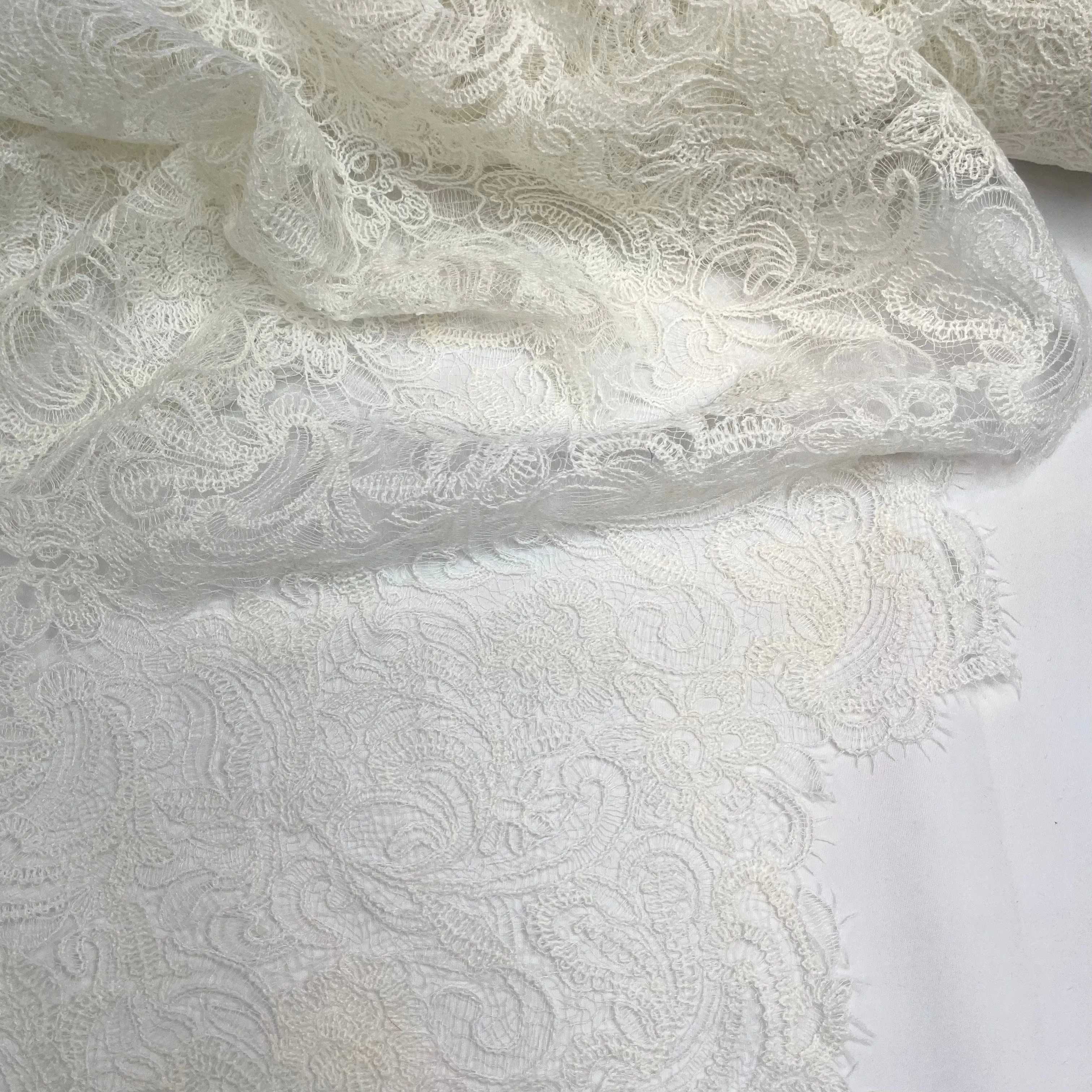 Julieta Ivory Fine Corded Lace