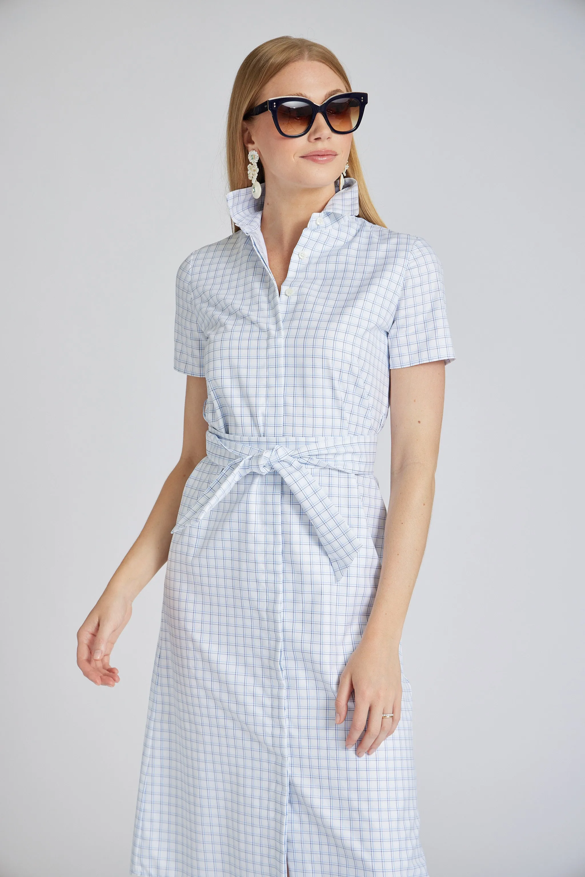 Kate Dress Long Plaid