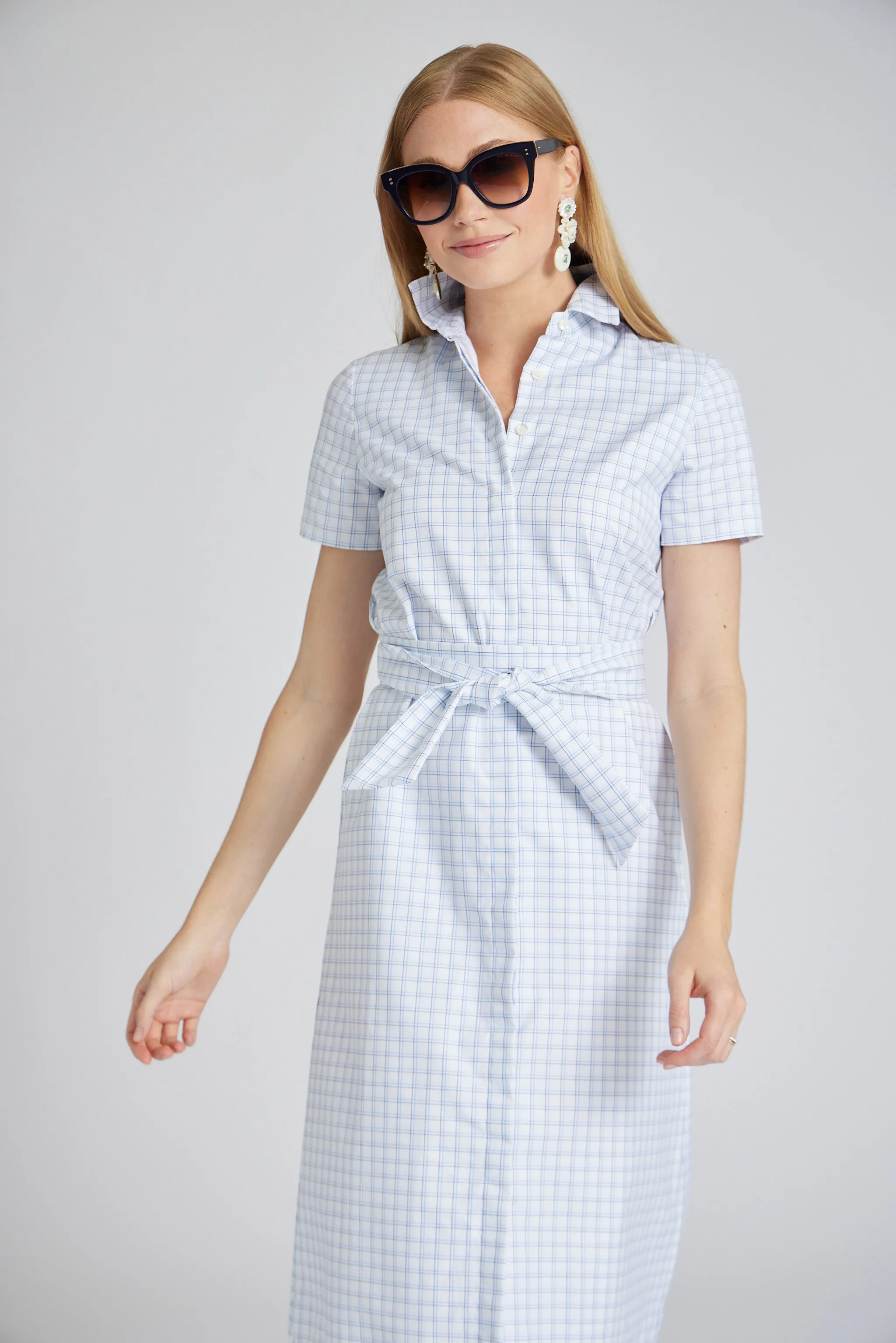 Kate Dress Long Plaid