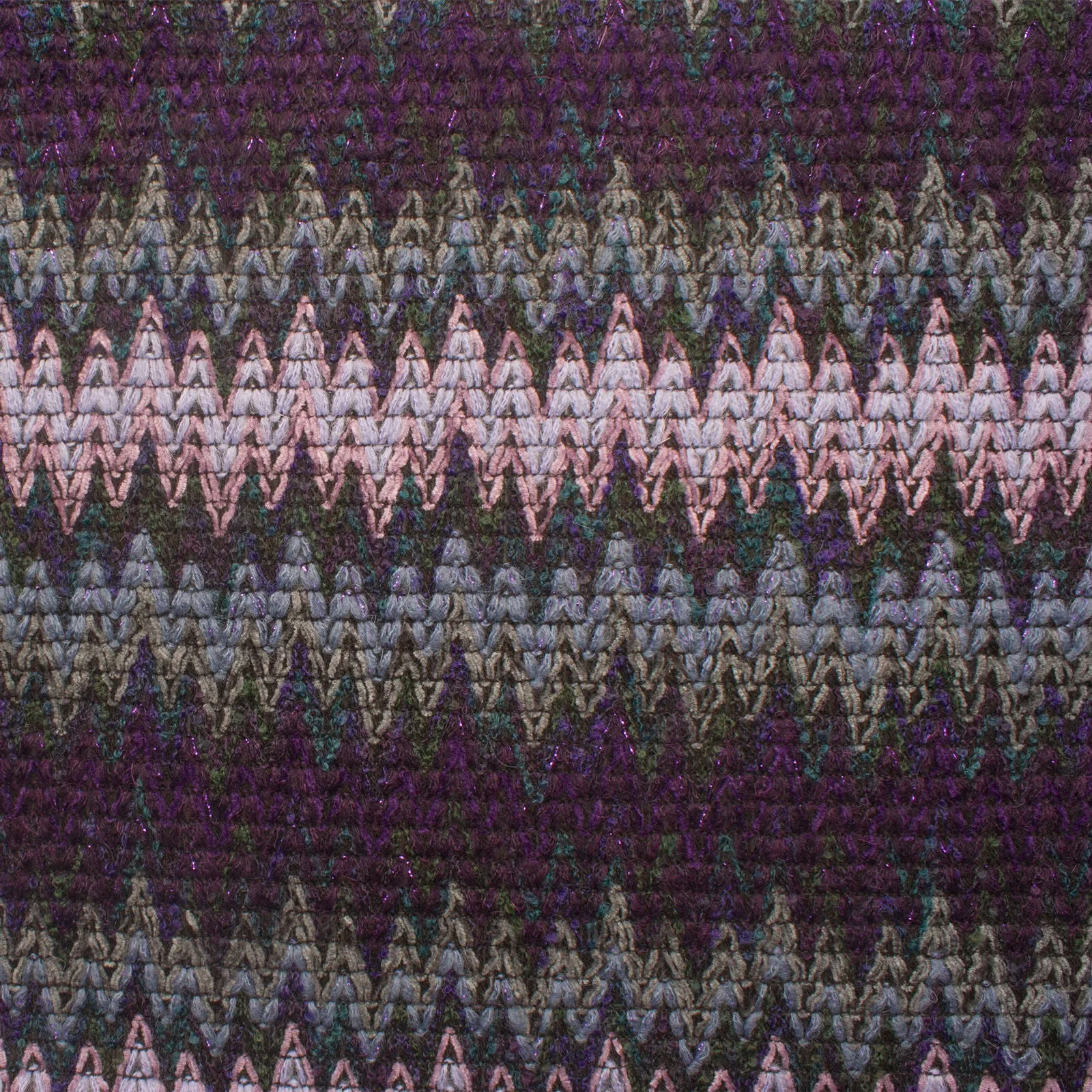 Lilac & Purple Wool Mix Knit