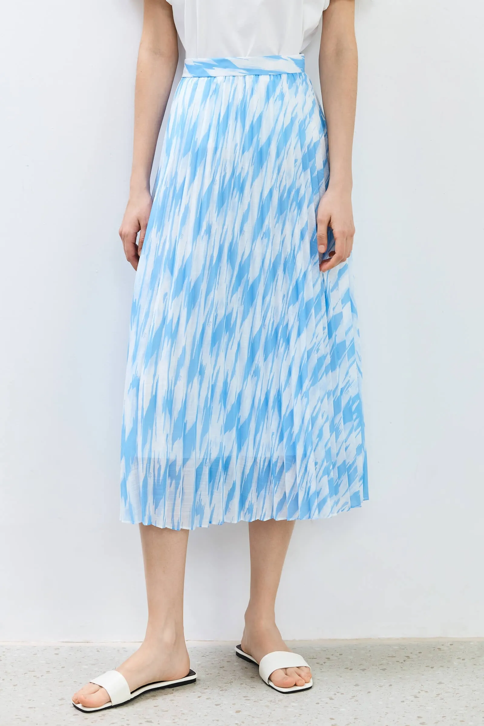 LILY Design Print Half Skirt