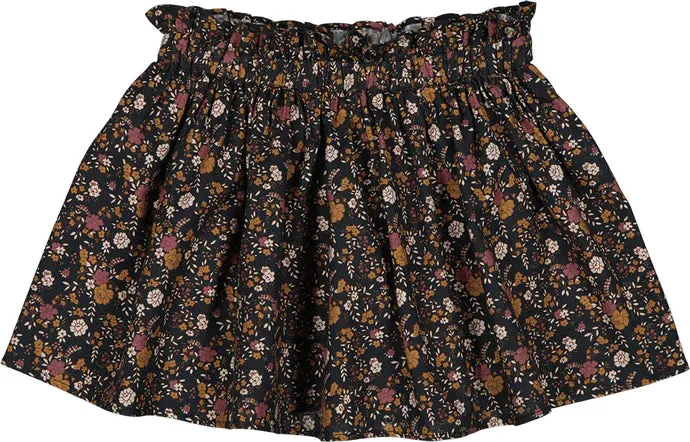 Louis Louise Skirt Arthemiette Black Flower