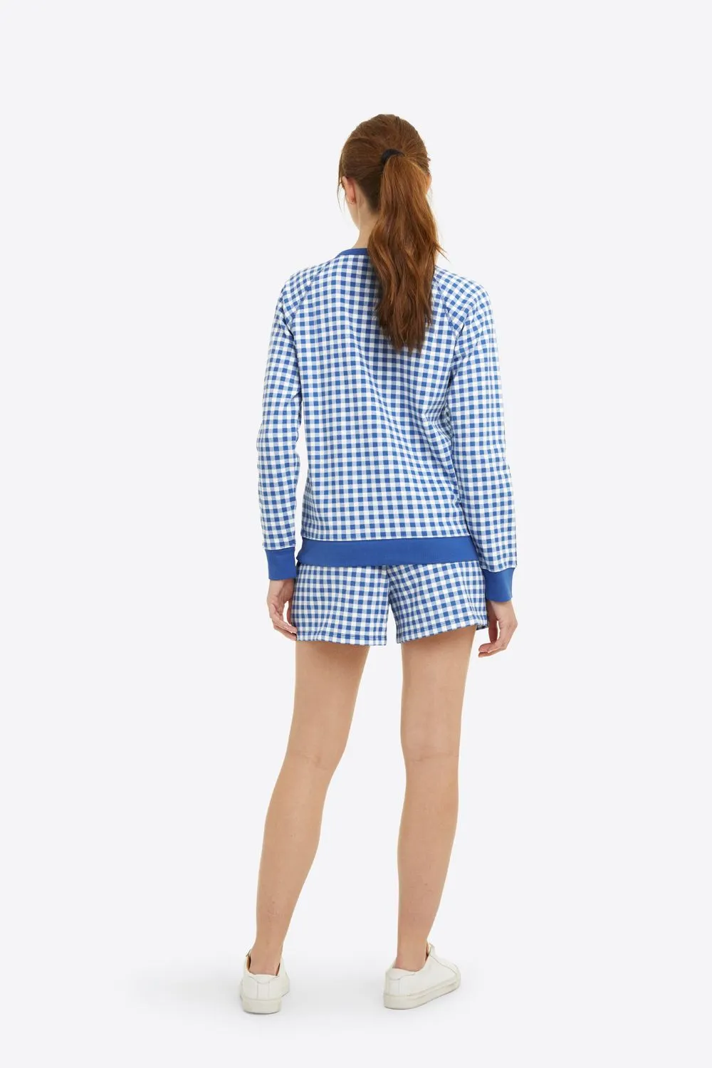 Natalie Sweatshirt in Gingham