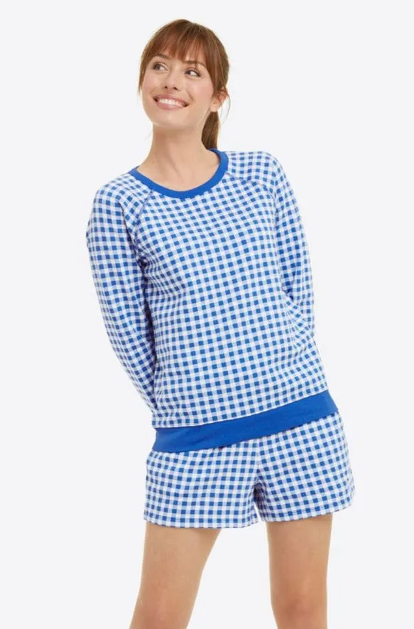 Natalie Sweatshirt in Gingham