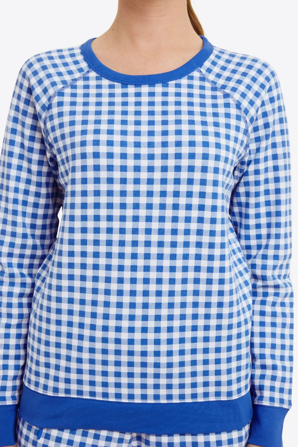 Natalie Sweatshirt in Gingham