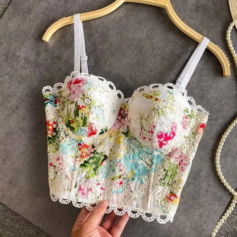 Pastoral Floral Corset