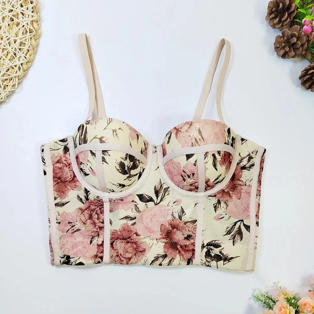 Pastoral Floral Corset