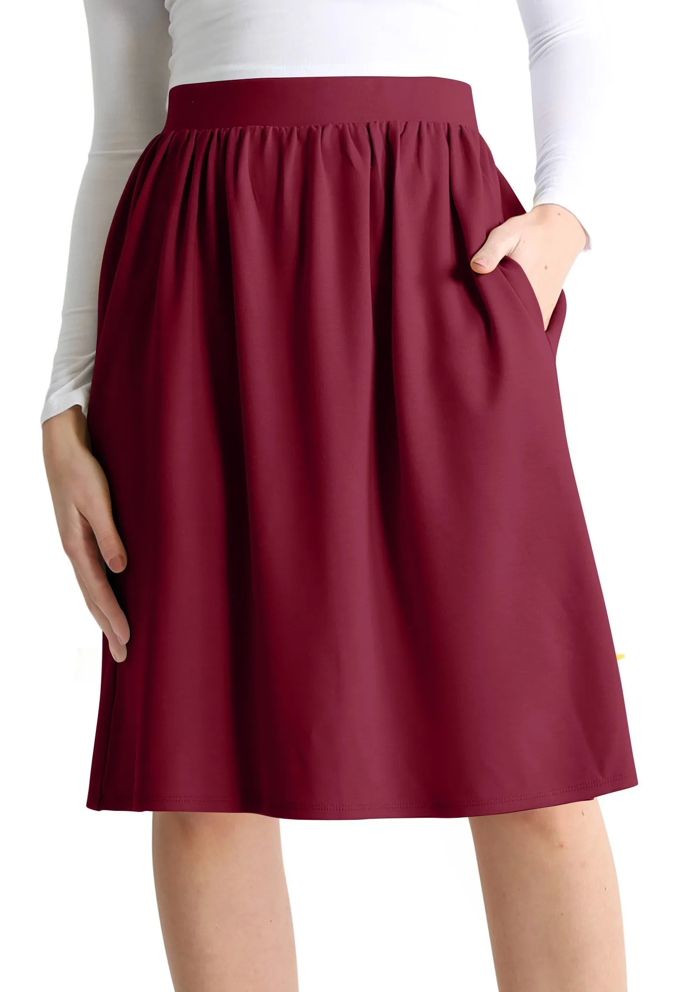 Poise With Pockets Flare Skirt