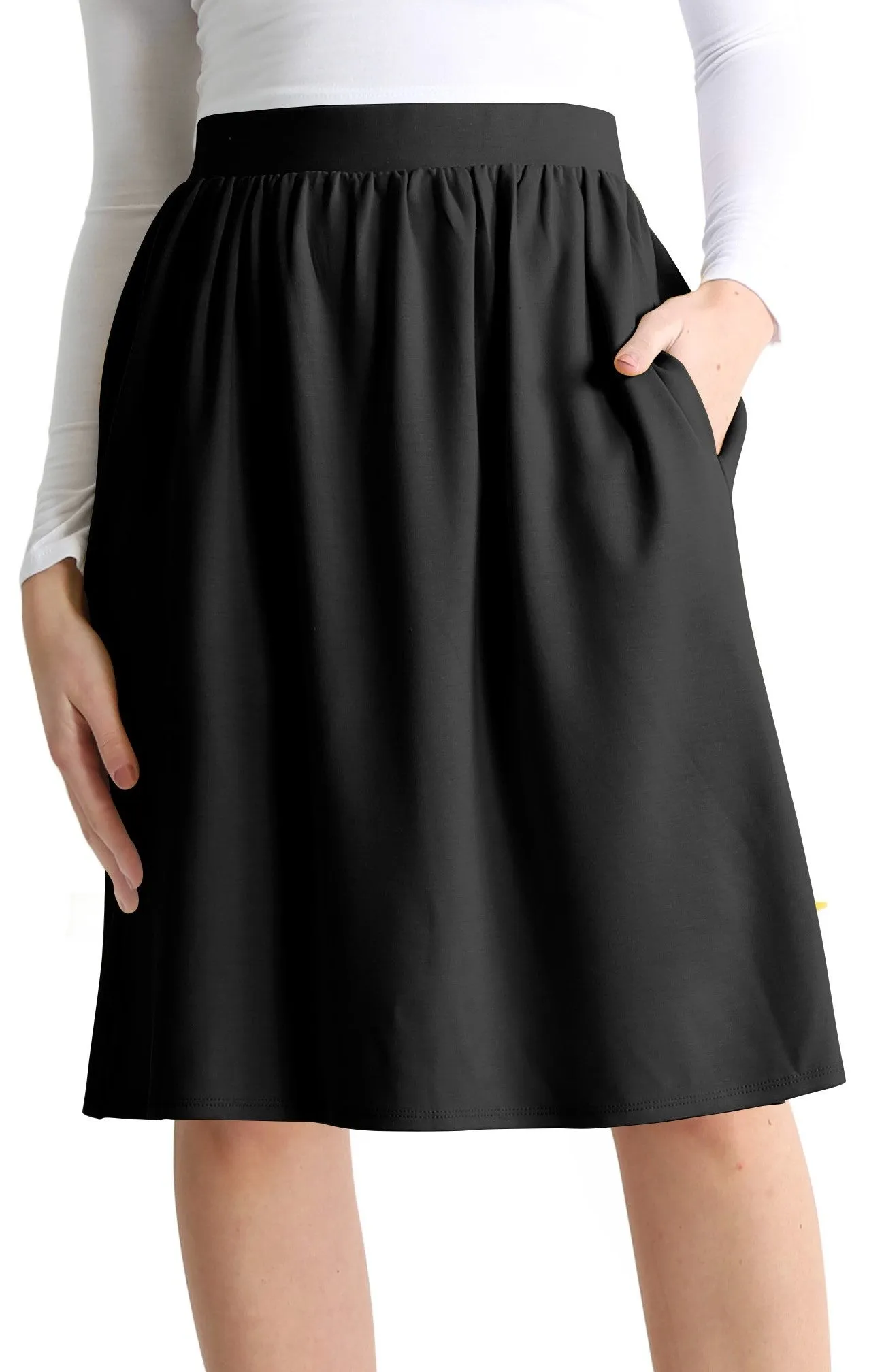 Poise With Pockets Flare Skirt