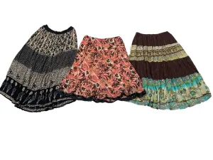 "Y2K 2024 - Romantic Floral Skirts Mixed - 11 Pcs"