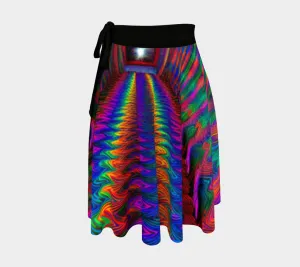 TRIPPIN WRAP SKIRT | ACIDMATH AI X HAKAN HISIM