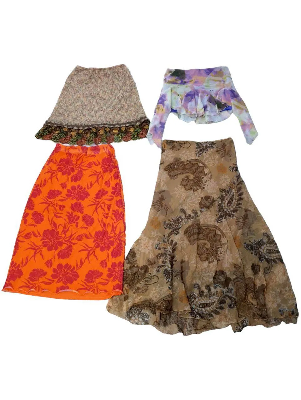 Y2K 2024 - Cute Floral Skirts Mix - 19 Pcs