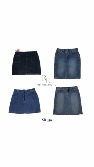 Y2K Unique Denim skirts (SR-339)