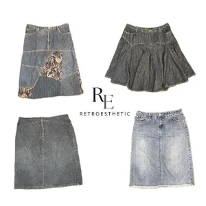 Y2K Vintage Denim skirts (DR-095)