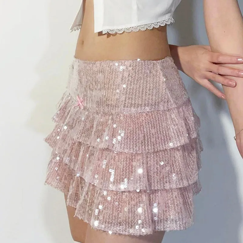 Yasmin Sequin Mini Skirt